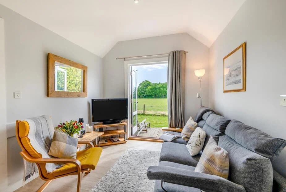 Cosy interior at 2 Bed Lodge in Biddenden
