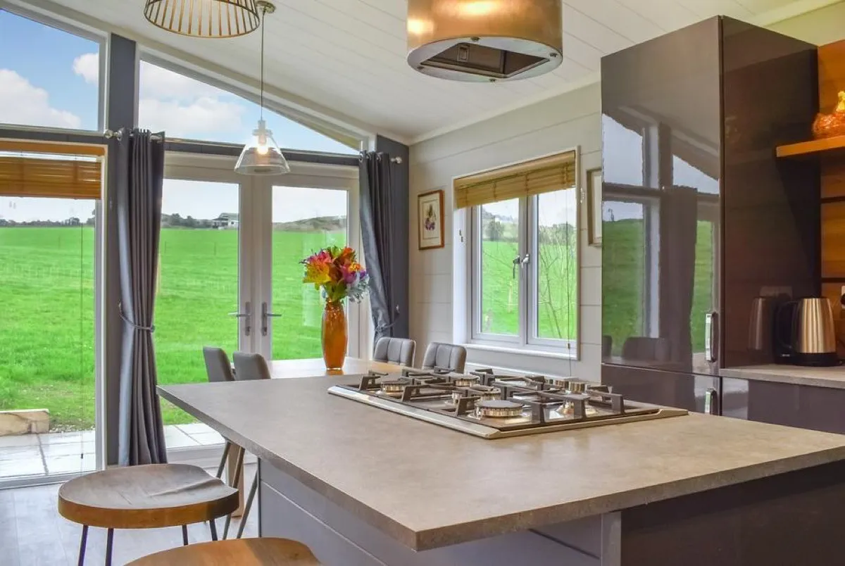 Stylish living area at Whitey Top Country Lodge